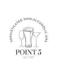 POINT 5 SOPHISTICATED NON-ALCOHOLIC SIPS EST. 2022 logo