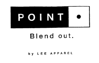 POINT BLEND OUT.  BY LEE APPAREL logo