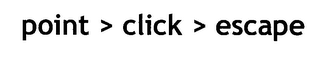 POINT > CLICK > ESCAPE logo