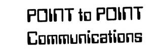 POINT TO POINT COMMUNICATIONS logo