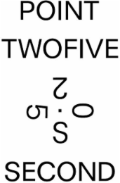 POINT TWOFIVE 025S SECOND logo