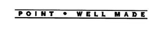 POINT WELL MADE logo
