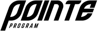 POINTE PROGRAM logo