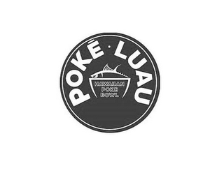 POKE LUAU HAWAIIAN POKE BOWL logo
