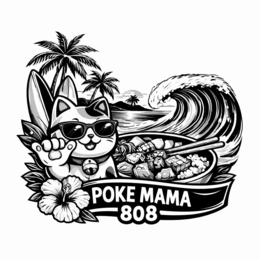 POKE MAMA 808 logo