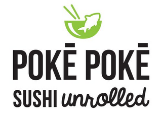 POKE POKE SUSHI UNROLLED logo