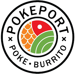 POKEPORT X POKE · BURRITO X logo