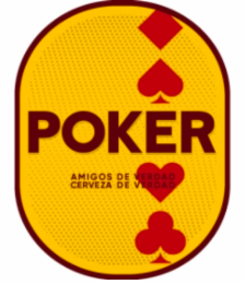 POKER AMIGOS DE VERDAD CERVEZA DE VERDAD logo
