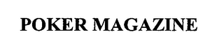 POKER MAGAZINE logo
