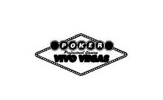 POKER PROFESSIONAL GAMING VIVO VEGAS logo