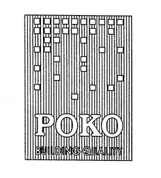 POKO BUILDING QUALITY logo