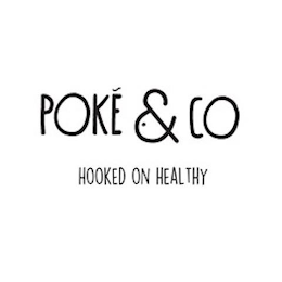 POKÉ & CO HOOKED ON HEALTHY logo