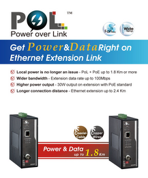 POL POWER OVER LINK logo