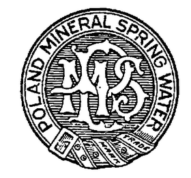POLAND MINERAL SPRING WATER PMS TRADE MARK logo