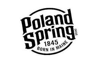 POLAND SPRING BRAND 1845 BORN IN MAINE logo