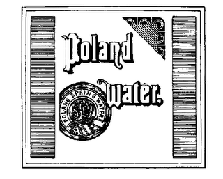 POLAND WATER POLAND SPRING WATER logo