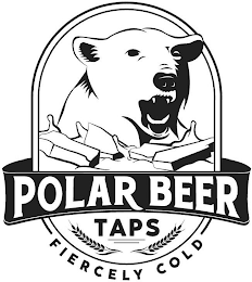 POLAR BEER TAPS FIERCELY COLD logo