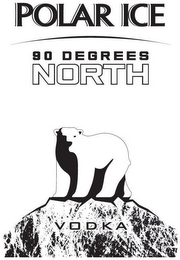 POLAR ICE 90 DEGREES NORTH VODKA logo