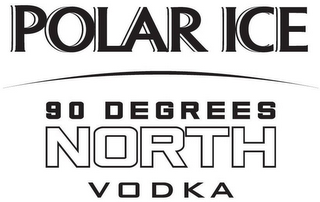 POLAR ICE 90 DEGREES NORTH VODKA logo