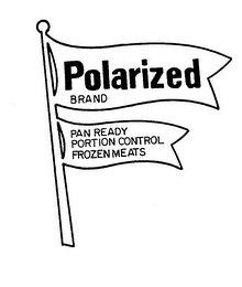 POLARIZED BRAND PAN READY PORTION CONTROL FROZEN MEATS logo