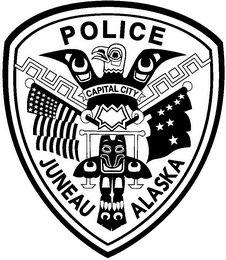 POLICE CAPITAL CITY JUNEAU ALASKA logo