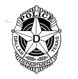 POLICE DEPARTMENT DALLAS TEXAS logo