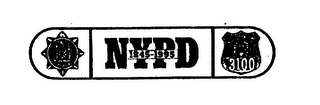 POLICE NYPD 1845-1995 3100 logo
