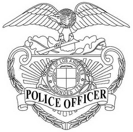 POLICE OFFICER CITY OF LOS ANGELES FOUNDED 1781 logo