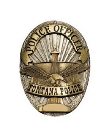 POLICE OFFICER FONTANA POLICE logo