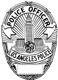 POLICE OFFICER LOS ANGELES POLICE TO PROTECT AND TO SERVE logo