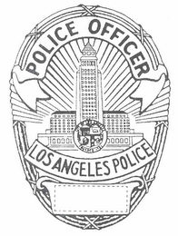 POLICE OFFICER LOS ANGELES POLICE TO PROTECT AND TO SERVE logo