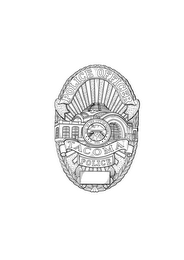 POLICE OFFICER TACOMA POLICE SEAL OF THE CITY OF TACOMA 1884 logo