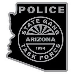 POLICE STATE GANG TASK FORCE ARIZONA 1994 logo