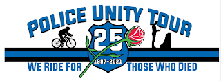 POLICE UNITY TOUR 25 WE RIDE FOR THOSE WHO DIED 1997-2021 logo
