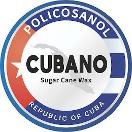 POLICOSANOL CUBANO SUGAR CANE WAX REPUBLIC OF CUBA logo