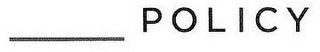POLICY logo