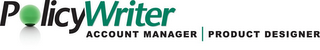 POLICYWRITER ACCOUNT MANAGER PRODUCT DESIGNER logo