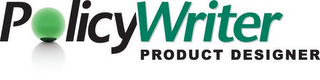 POLICYWRITER PRODUCT DESIGNER logo