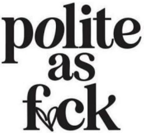 POLITE AS FUCK logo