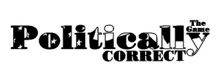 POLITICALLY CORRECT THE GAME logo
