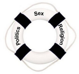 POLITICS SEX RELIGION logo