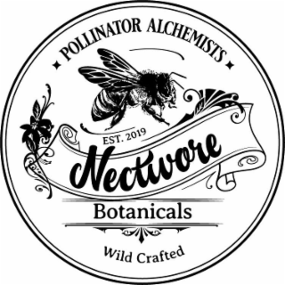 POLLINATOR ALCHEMISTS BOTANICALS WILD CRAFTED EST. 2019 NECTIVORE logo