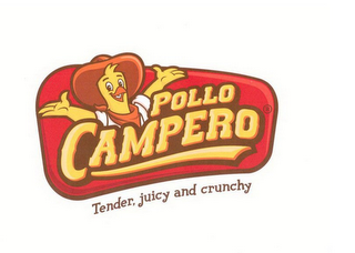 POLLO CAMPERO TENDER, JUICY AND CRUNCHY logo