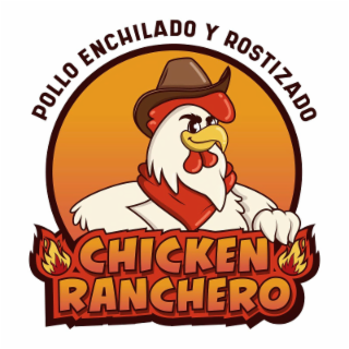 POLLO ENCHILADO Y ROSTIZADO CHICKEN RANCHERO logo