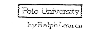 POLO UNIVERSITY BY RALPH LAUREN logo
