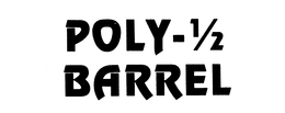 POLY-1/2 BARREL logo
