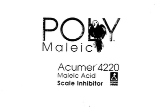 POLY MALEIC ACUMER 4220 MALEIC ACID SCALE INHIBITOR ROHM AND HAAS logo