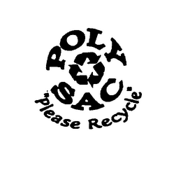 POLY SAC PLEASE RECYCLE logo