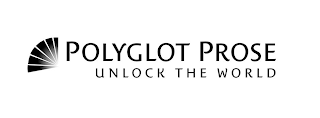 POLYGLOT PROSE UNLOCK THE WORLD logo