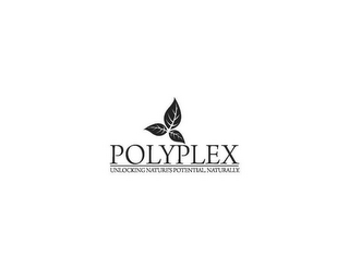 POLYPLEX UNLOCKING NATURE'S POTENTIAL, NATURALLY. logo